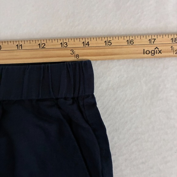 Quince European Linen Ankle Pants Womens Size S Cropped Pull On Elastic Waist - Picture 5 of 7